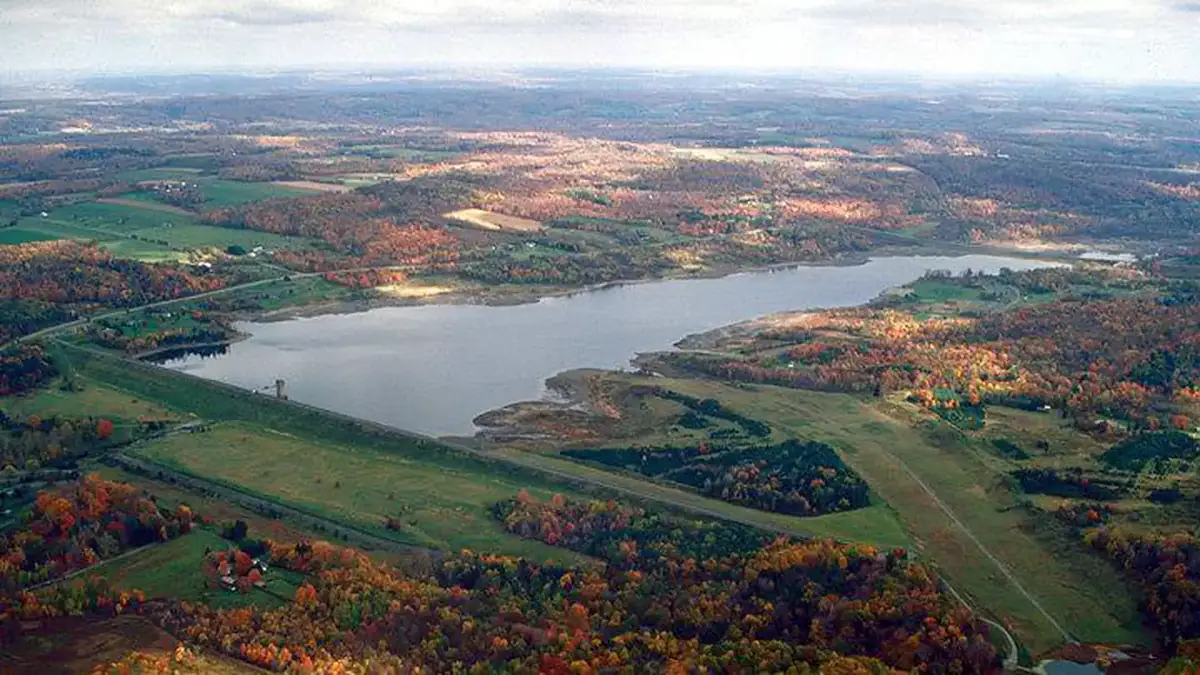 Woodcock Creek Lake Areal Photo